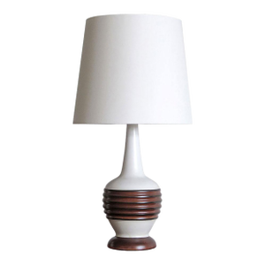 Danish Ceramic Table Lamp, 1950