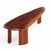A French Sculptural Freeform Mahogany Coffee Table, C. 1975. For Sale - Image 4 of 7