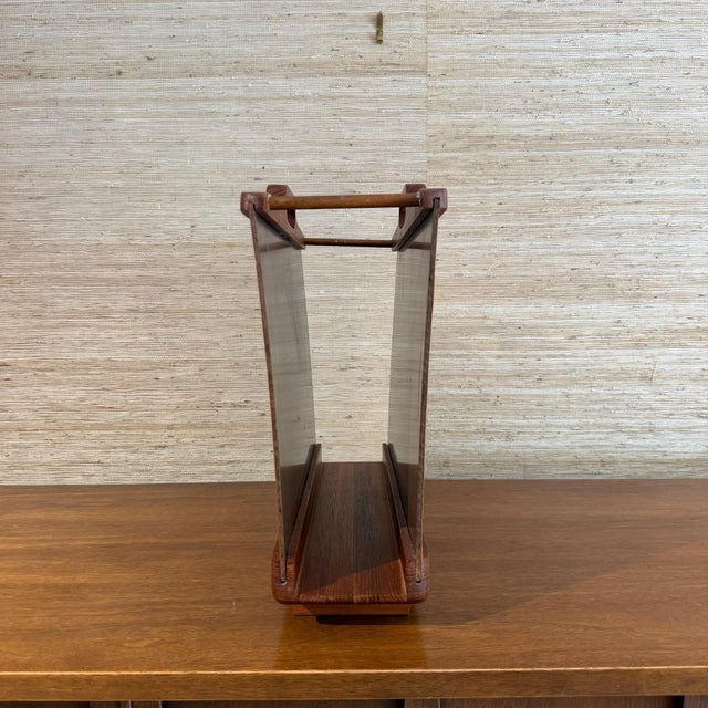 1960s Ernest Sohn for Siamese Teak and Rosewood Magazine Holder For Sale - Image 12 of 12
