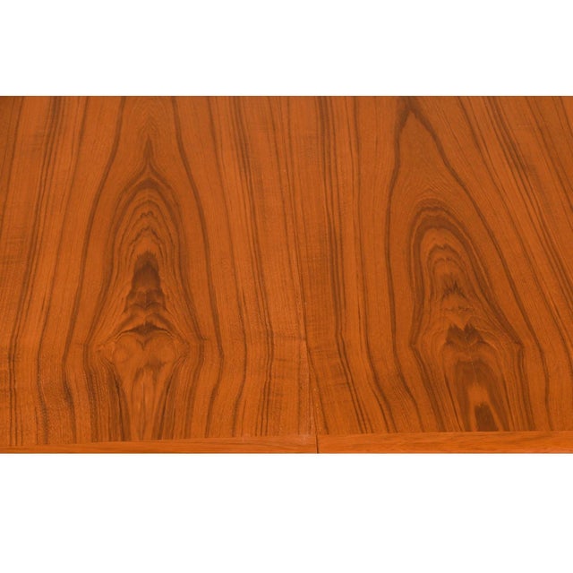 Danish Mid-Century Teak Expandable Dining Table For Sale - Image 9 of 12