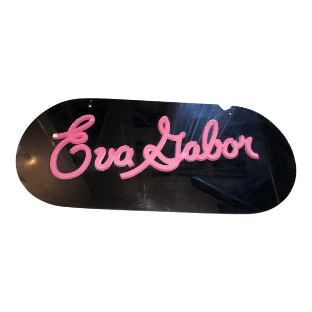 Eva Gabor’s Dressing Room Door Nameplate For Sale