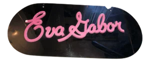 Eva Gabor’s Dressing Room Door Nameplate