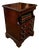 Mahogany Bedside Cabinet with Pull-Out Writing Slide and Cupboard For Sale