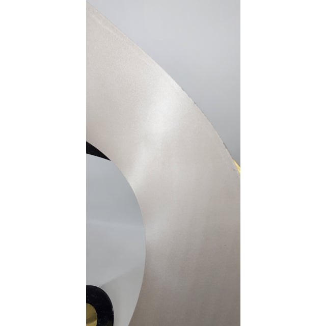 Vintage Curtis Jere Triple Spiral Ribbon Flame Metal Sculpture Signed 1996 For Sale - Image 15 of 18