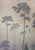 36" * H96" * 2ps, Hand-Painted Misty Pine Grove Mural Wallpaper, Dawn Haze Pine Tree Wall Mural For Sale - Image 4 of 5