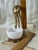 Palm Beach Style Gold Heron Accent Sculpture With Marble Bowl For Sale - Image 9 of 10