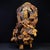 Traditional Late 19th Century Large Carved Faux Horn Bodhisattva on Dragon Sculpture For Sale - Image 3 of 10