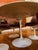 Knoll Vintage Mid Century Eero Saarinen for Knoll Tulip Dining Table and 4 Swivel Chairs For Sale - Image 4 of 10