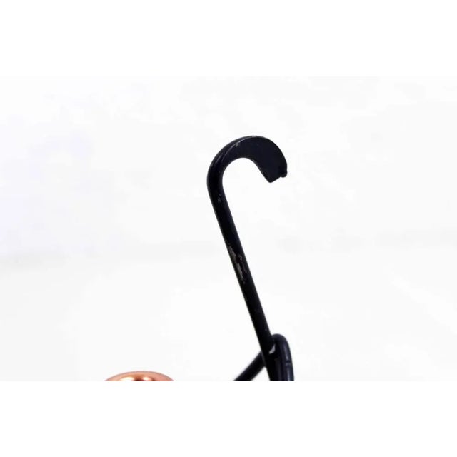 Black Drakkar Candleholder by Gunnar Ander for Ystad Metal, Sweden For Sale - Image 8 of 11