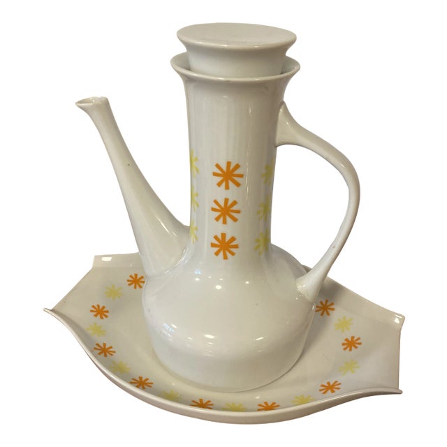 Paul McCobb Sparkler Teapot and Tray For Sale