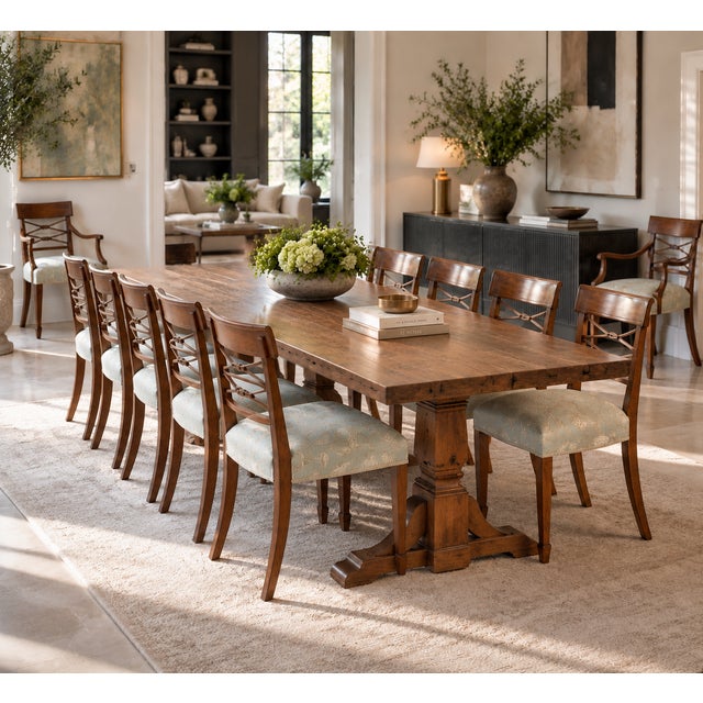 Antique Edwardian Mahogany Dining Chairs, 1900, Set of 10 For Sale - Image 3 of 18