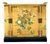 Vintage Chinoiserie Gilt Floral Dry Bar For Sale