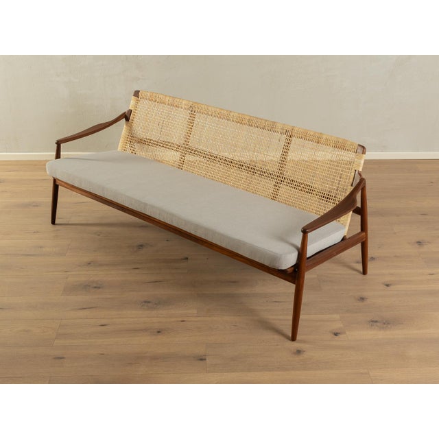 Brown Vintage Sofa by Hartmut Lohmeyer for Wilkhahn For Sale - Image 8 of 8