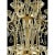 Ornate Imperial Venetian Chandelier With Gold Curled Murano Glass For Sale - Image 6 of 8