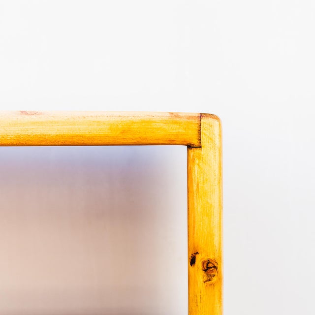 Restored 1970s Studio Made Solid Pine Credenza or Media Console For Sale - Image 12 of 16