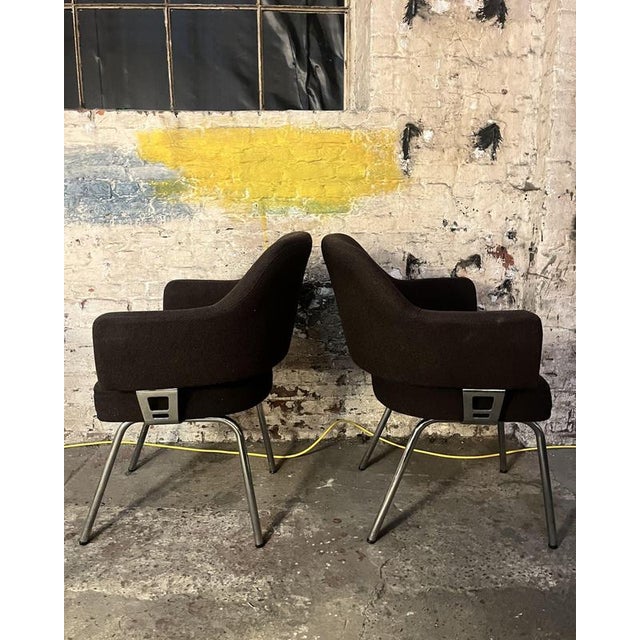 Chairs in the style of Eero Saarinen, Set of 2 For Sale - Image 13 of 14