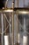 Metal Elegant French Brass and Glass Lantern Chandelier, circa 1940 For Sale - Image 7 of 8
