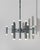 Vesta round 24 chandelier by schwung dimensions: ø 79,5 x h 162,7 cm materials: triplex opax transparent glass, lacquered...