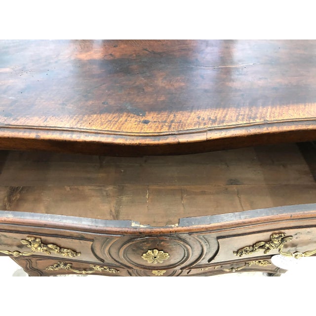Mid 18th Century 18th C. French Louis XV Walnut Commode For Sale - Image 5 of 10