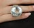 Late 20th Century Late 20th Century Rare 62.78ct Natural Aquamarine & 0.25ct Diamond Platinum Ring, 29.1g Size 6 For Sale - Image 5 of 18
