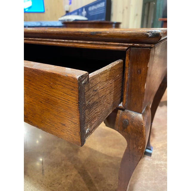 English Chippendale Style Mahogany Tea Table With Single Drawer For Sale In New York - Image 6 of 9