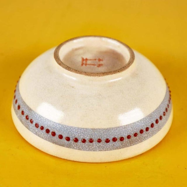Ceramic Antique Asian Glazed Ceramic Bowl, 1900s For Sale - Image 7 of 9