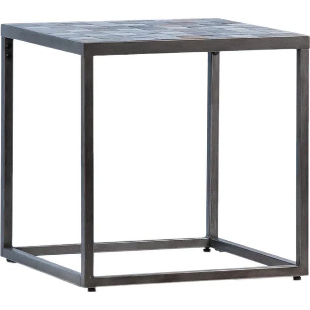 Item #: Overall measurements (inches) 18H x 18W x 18D.Overall Condition is New. Material(s): Steel,Slate,Stone. Dates to...