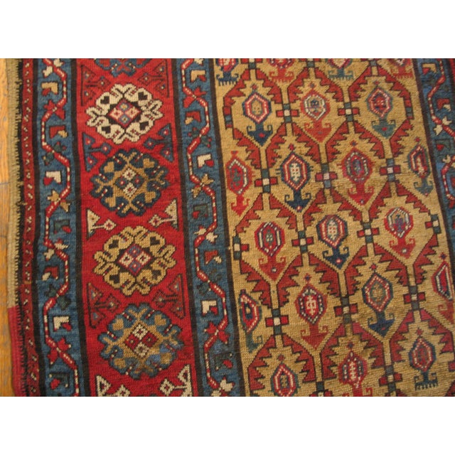 1900 - 1909 Early 20th Century Caucasian Karabagh Carpet For Sale - Image 5 of 5