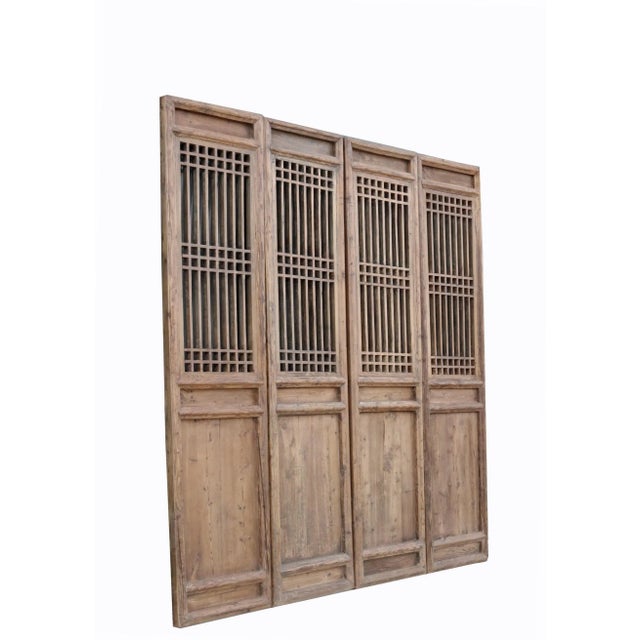 This set of 4 lattice panels 72" in width together can be a stunning room divider, wall art, or screen door to provide...