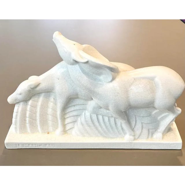 Ceramic Figure from Lemenceau, 1920s For Sale - Image 3 of 3