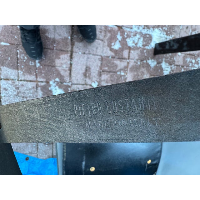 Italian Modern Dining Chairs Signed Pietro Costantini, 1980s, Set of 5 For Sale - Image 13 of 13
