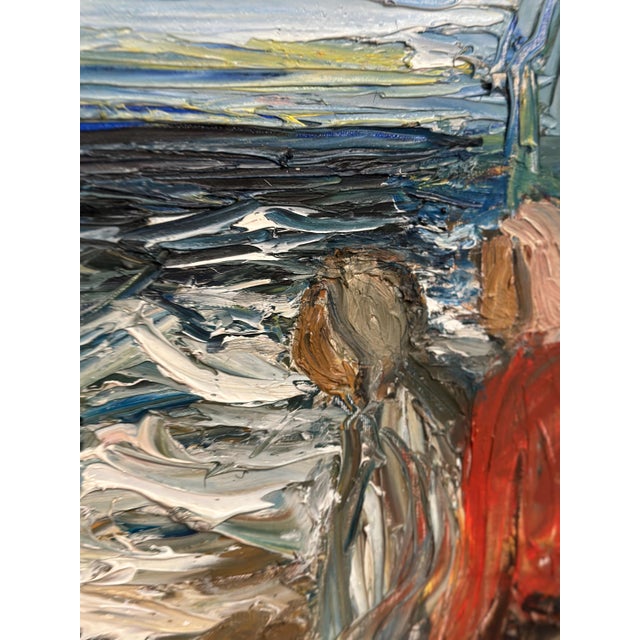 Einar Emland, Figures, 1960s, Oil on Canvas, Framed For Sale - Image 7 of 18