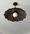 Mid-Century Modern Handcrafted Black Antique Brass Finish Pendant Light, Unique Brass Ceiling Light, Milk Glass Globe, Vintage Home Decor For Sale - Image 3 of 10