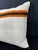 Contemporary Turkish Hemp Pillow Cushion Natural Beige Orange Cushion Cover 20x20 For Sale - Image 3 of 4