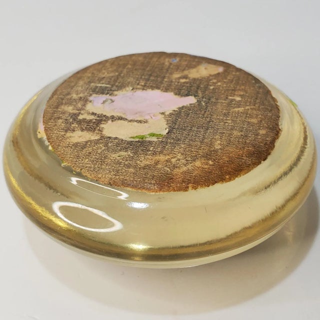 Mid 20th Century Mid Century Balustrade Winter Gardens Glass Paper Weight For Sale - Image 5 of 7