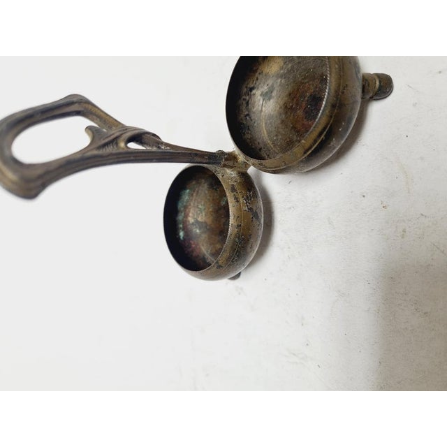 Art Nouveau Salt and Pepper Holder by Niemen Glassworks, Poland, 1920s For Sale - Image 4 of 11
