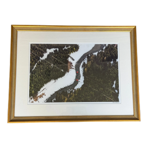 Signed, Framed Gray Malin Chair Lift Photograph
