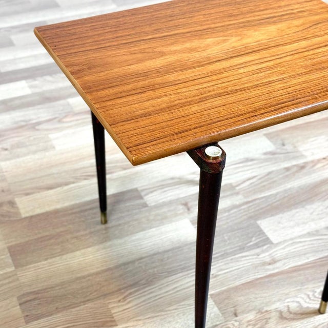 Small Side Table in Teak from ABS Ljungqvist, Sweden, 1950s-1960s For Sale - Image 3 of 7