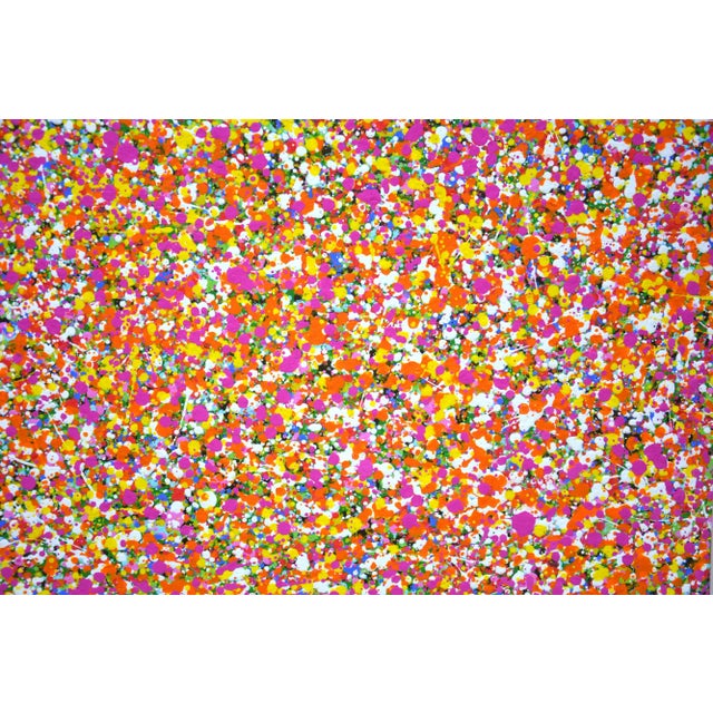 Early 21st Century Summer Expression.Original Modern Hand Painting For Sale - Image 5 of 10