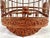 1980's Vintage Intricately Hand Made Bamboo Bird Cage With Celadon Feeders and Dragons For Sale In Tampa - Image 6 of 11