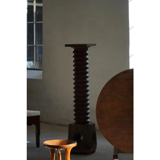 Large 19th Century French Sculptural Wood Wine Press, 1890s For Sale - Image 15 of 18