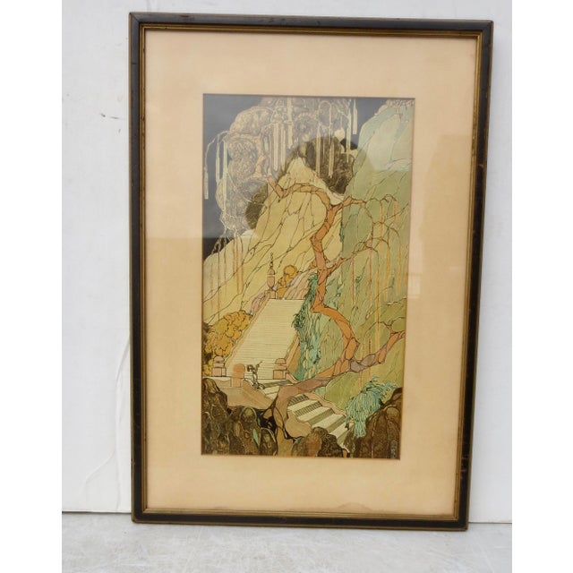 Art Deco Art Print by Gaston Pirou For Sale - Image 4 of 10
