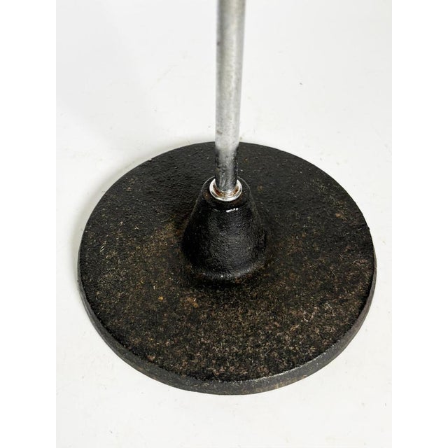 Wood 20th Century Industrial Table Lamp with Aluminium Shade, France For Sale - Image 7 of 17