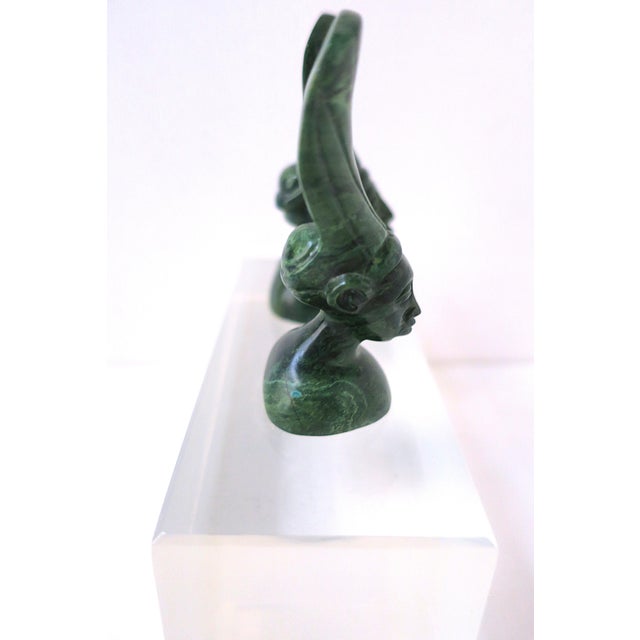 African Marble Sculptures, Circa Late 20th Century For Sale - Image 9 of 10