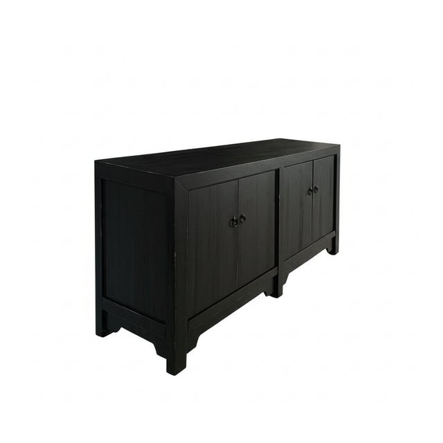 This beautiful black lacquer sideboard, inspired by classic Chinese design, is a timeless addition to any home. Crafted...