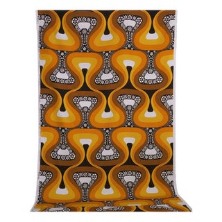 Mid-Century Modern German Ukadan Fabric for Curtains, 1970s For Sale