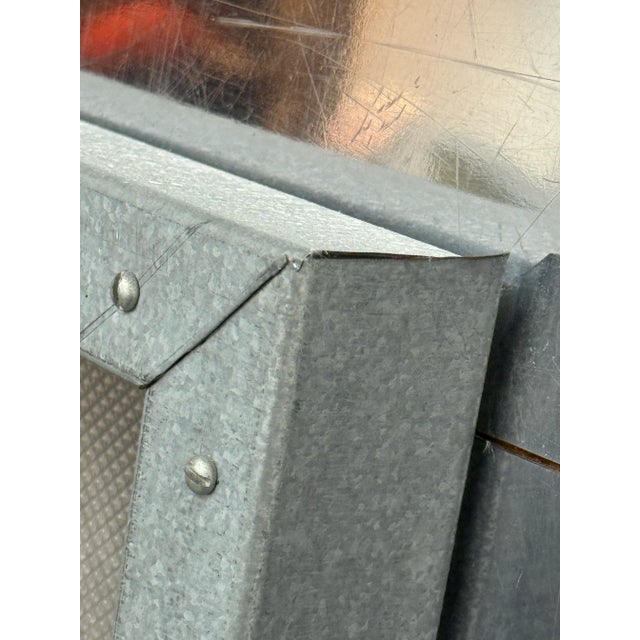 Silver Circa 1990 Dougken "Vanity" Graphite on Paper Art Work in Metal Frame For Sale - Image 8 of 12