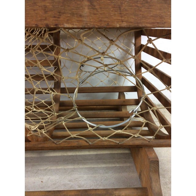 Vintage Repurposed Wooden Lobster Trap Coffee Table For Sale - Image 11 of 12