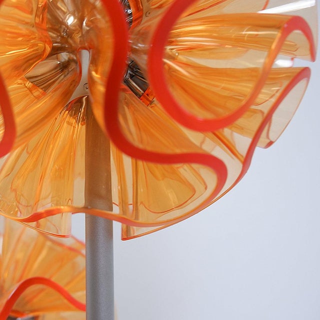 Orange Ball Floor Lamp For Sale - Image 4 of 16