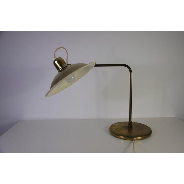 Mid-Century Brass Table Lamp, Germany, 1960s For Sale - Image 9 of 13